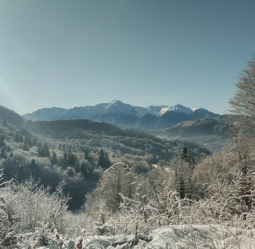 The glory of the Transylvanian mountains in midwinter. 
